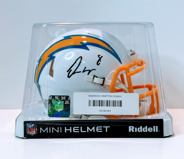 Mini-Helmet: San Diego Chargers - Omarion Hampton